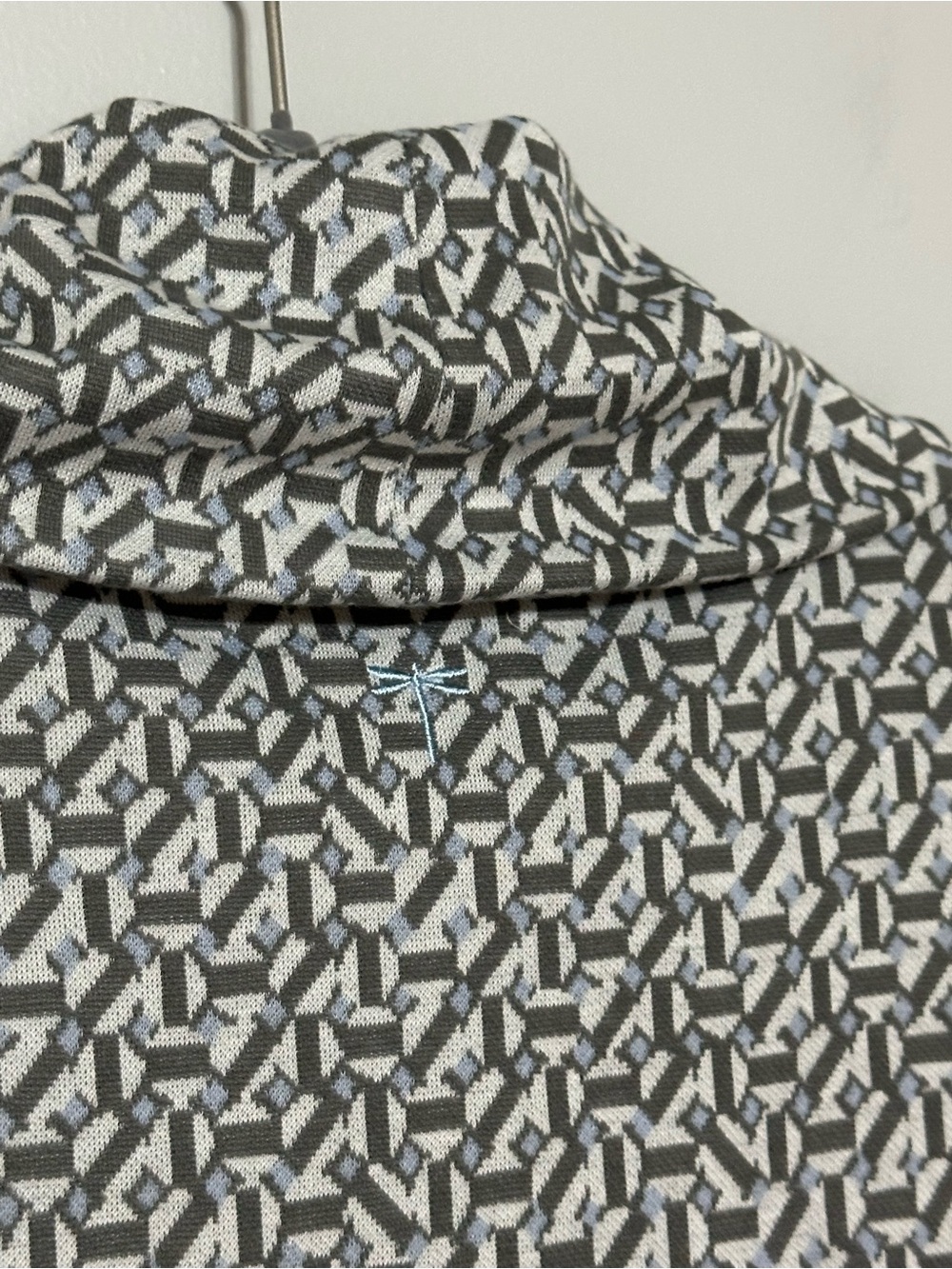 Tyler Boe Kim Cowl Neck Geo Print Knit Dress Women’s Size Medium - Picture 5 of 6